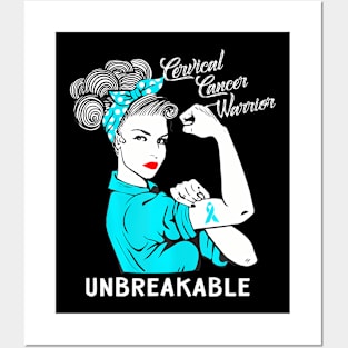 Cervical Cancer  Unbreakable  Awareness Posters and Art